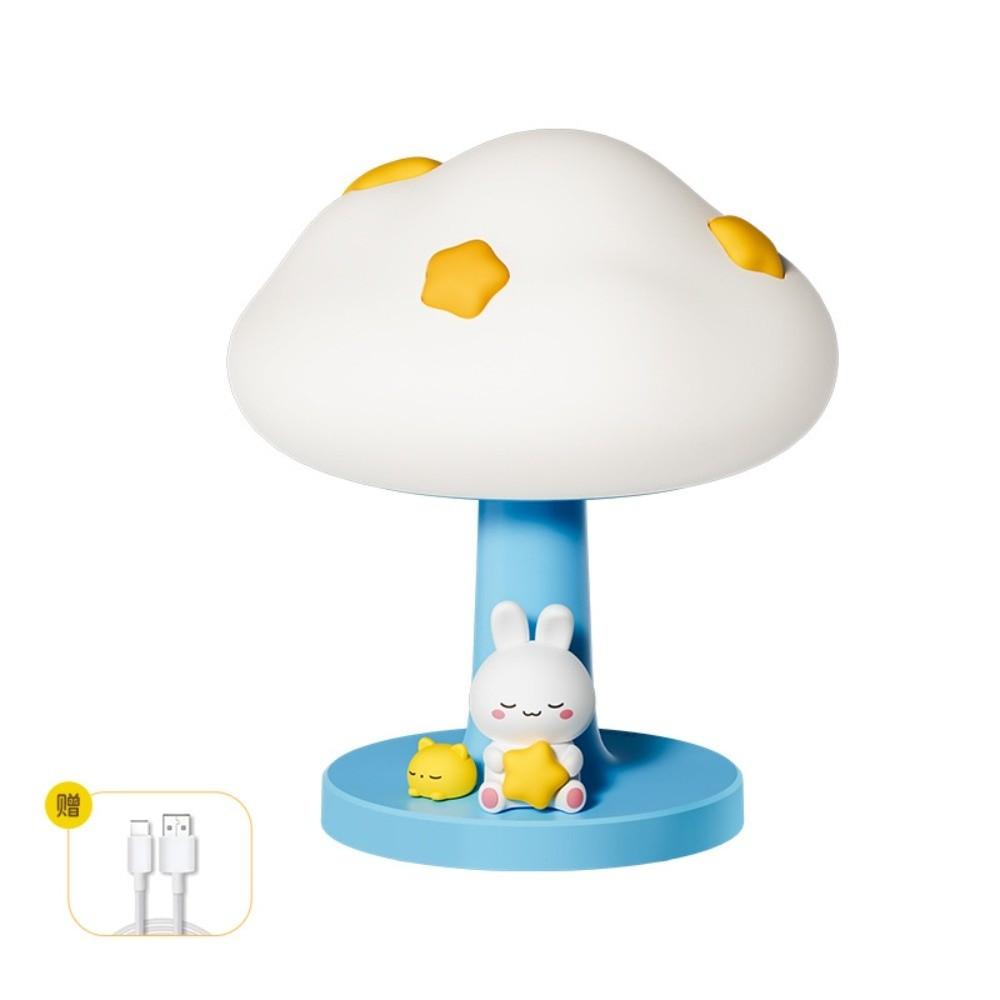 USB Charging Cloud Table Lamp Timed Bedside Table Lamp Sleeping Atmosphere Light Home Decor