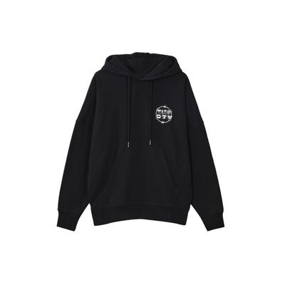 Vans Graphic Print Pullover Hoodie Men Hoodies Black VN0A5H7TBLK
