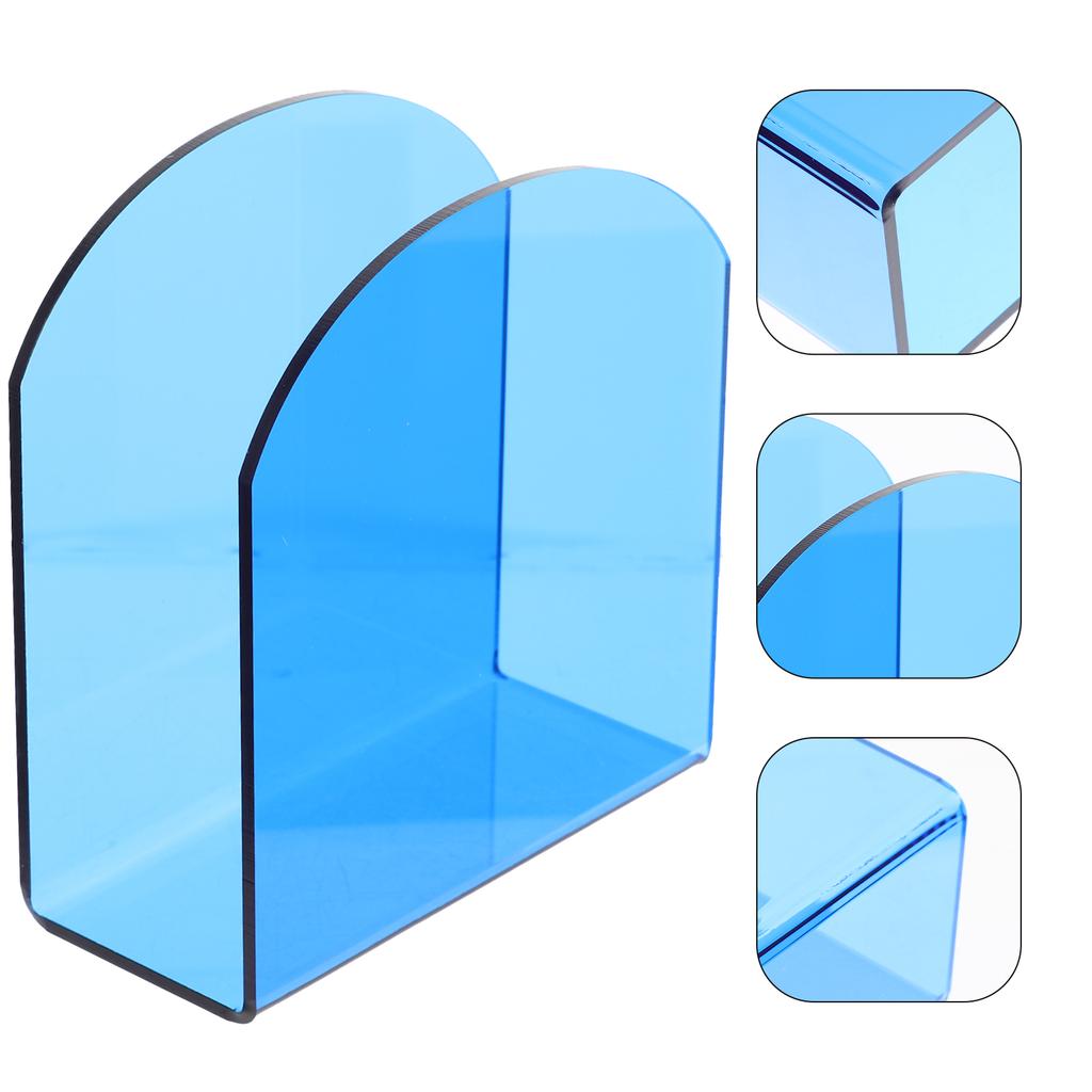 Klarer Acryl Serviettenhalter Ständer Taschentuchbox Spender Papierhandtuch Aufbewahrungsregal Küche Restaurant Modernes Design Vertikaler Halter