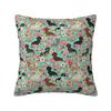 Dachshund Throw Pillow Case Living Room Decoration Wiener Sausage Dog Cushions Cover For Sofa Seat Square Polyester Pillowcase