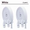 1/2Pair 8MM Flat No Tie Shoelaces Elastic Shoelace Metal Buckle Shoelaces Without Ties Sneakers Children Laces Shoe Accessories
