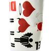 Les Trésors De Lily [L7714] - Sheet of Stickers 'Angel and Demon' Black Red (50x70 Cm)