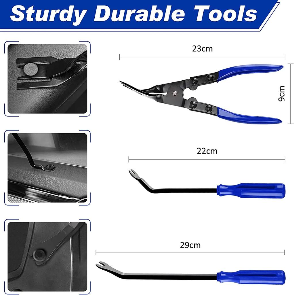 40 Pieces / Box Car Audio Modification Tools Trim Dash Radius Audio Remove Car Scratch Repair Pen Tire Cover Seal Tool Acceesory