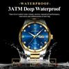 POEDAGAR Top Luxury Watch for Man Date Week Waterproof Luminous Wristwatch Quartz Stainless Steel Men's Watches Sports
