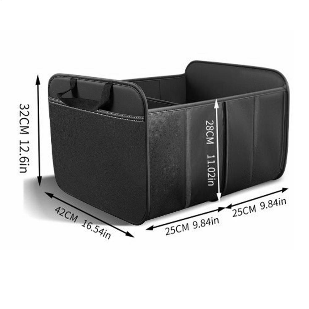 Car Trunk Storage Box Foldable Waterproof Trunk Organizing Box Large Cargo Car Storage Organizer For Truck RV Sedan Automotive