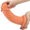Female Big Penis Liquid Silicone Simulation Fake Penis Thick and Long Eggless Sucker Anal Plug Masturbation Device