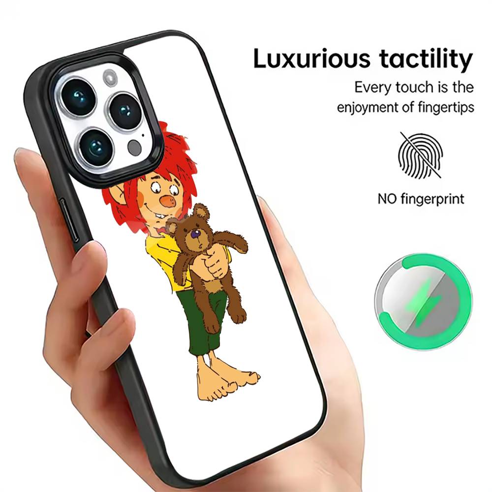 

M-Meister E-Eder und Sein P-Pumuckl Phone Case For iPhone17,16,15,14,13,12,11 Plus,Pro Magnetic For Magsafe Wireless Charging iPhone12