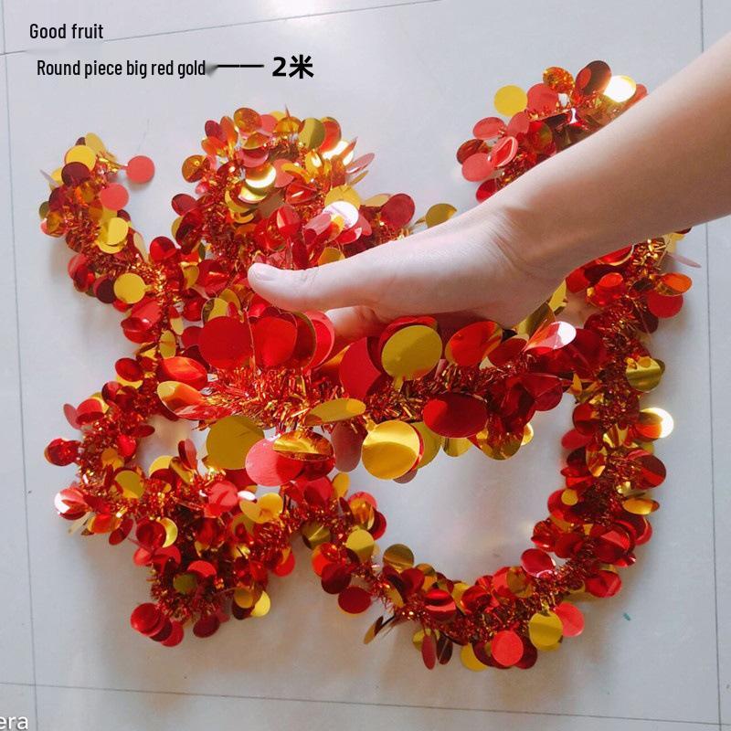 Colorful Tinsel Ribbon for Christmas, Weddings, and Classroom Decorations