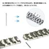 TICFROG Set of 18mm Watch Strap Adjustment Stainless Steel Watch Band Link Cotter 18mm Watch Strap Bar Split Pins for Watch Band Repair 30-Piece Pins,