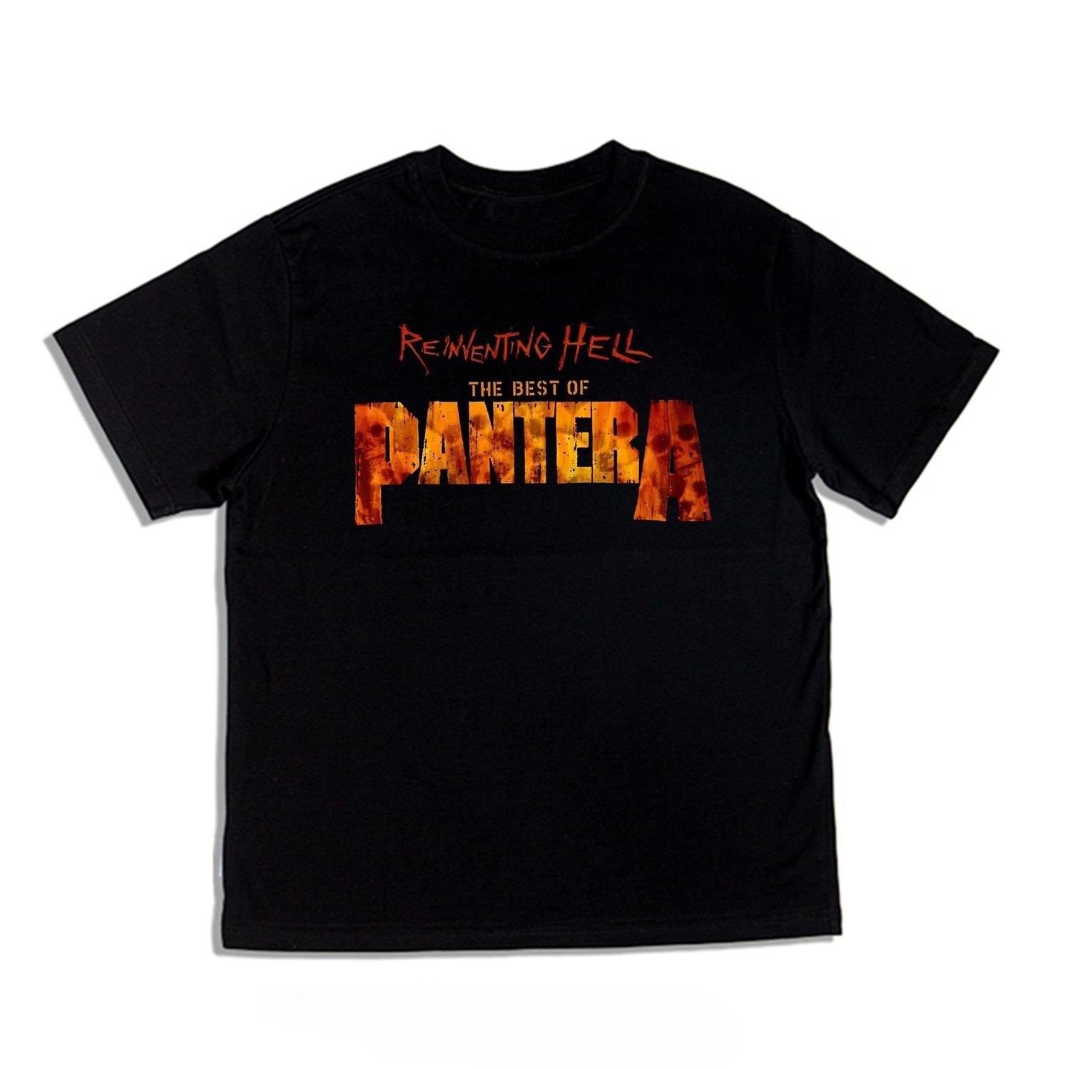 

Direct Injection Rock Pantera Pandora Band Album Print TShirt 100 Cotton LooseFitting ShortSleeved Round Neck S