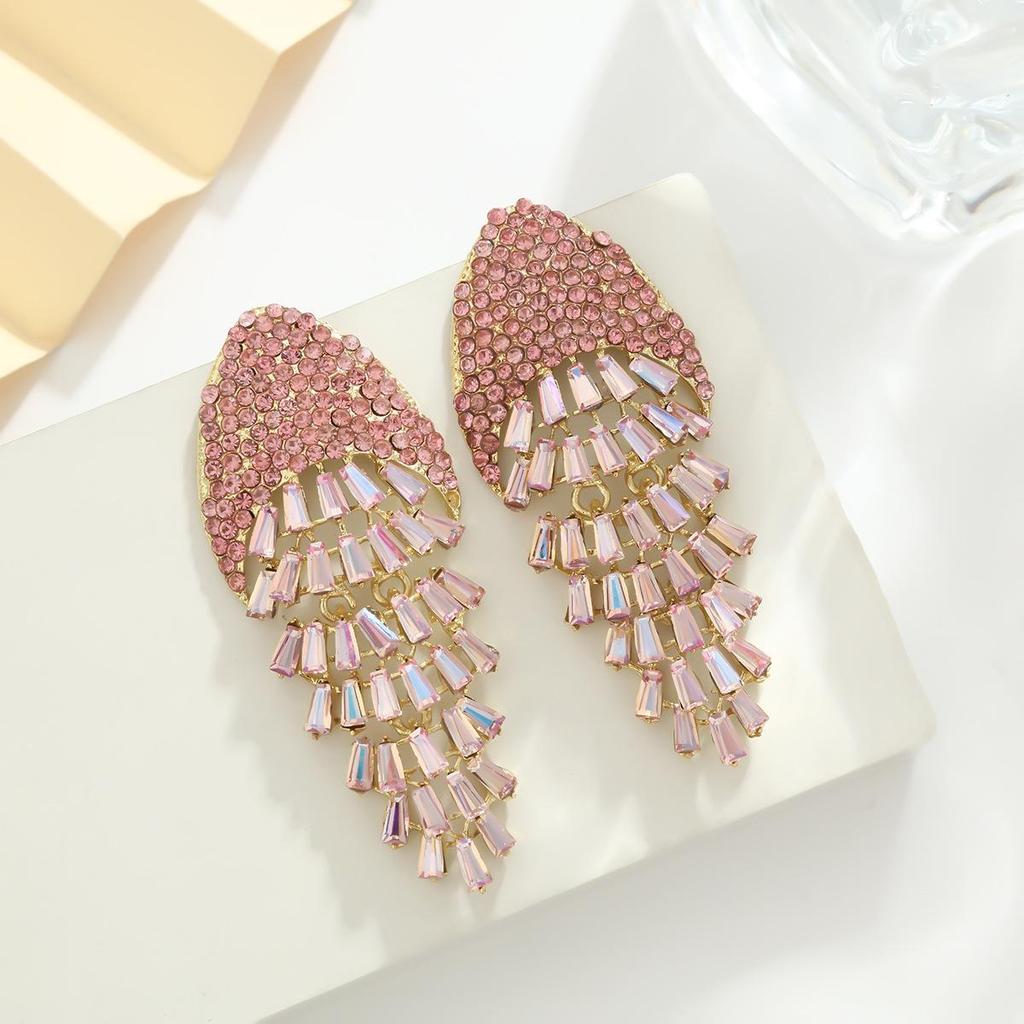 Exaggerated French Insouciant Style Earrings: High-End Fashion for Masquerade Parties
