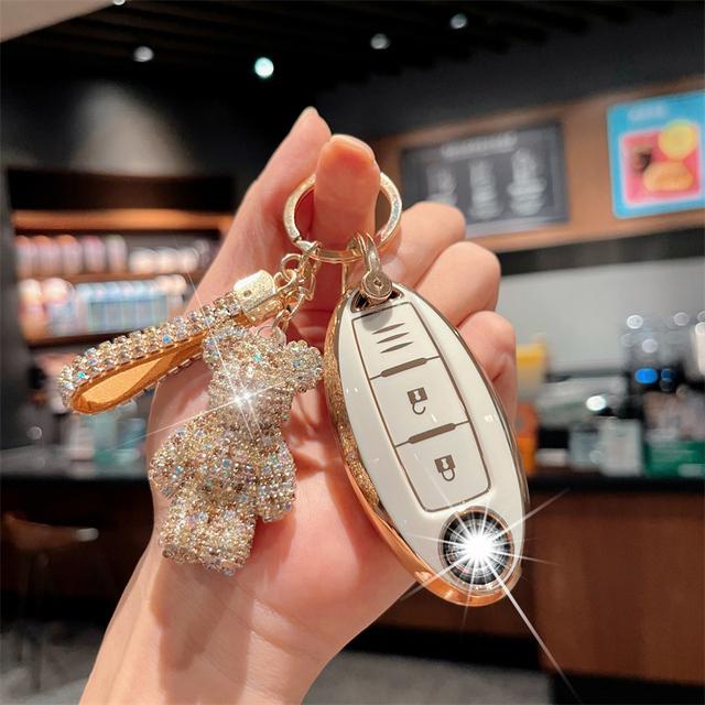 Soft TPU Car Remote Key Case Cover Fob For Nissan T32 T31 Juke J10 J11 Kicks Qashqai X-Trail Tiida Pathfinder Note For Infiniti