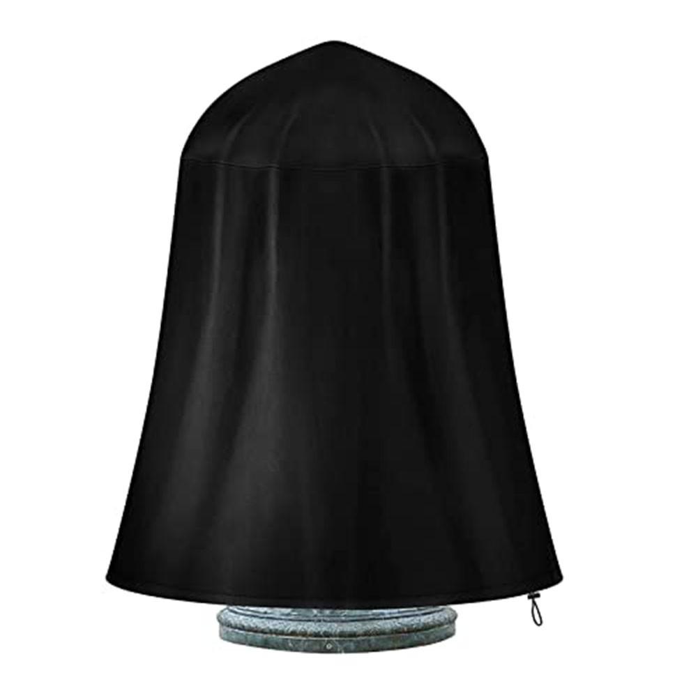 

Всепогодный чехол для фонтана 36x42 дюйма Водонепроницаемая защита для птичьей поилки чёрный