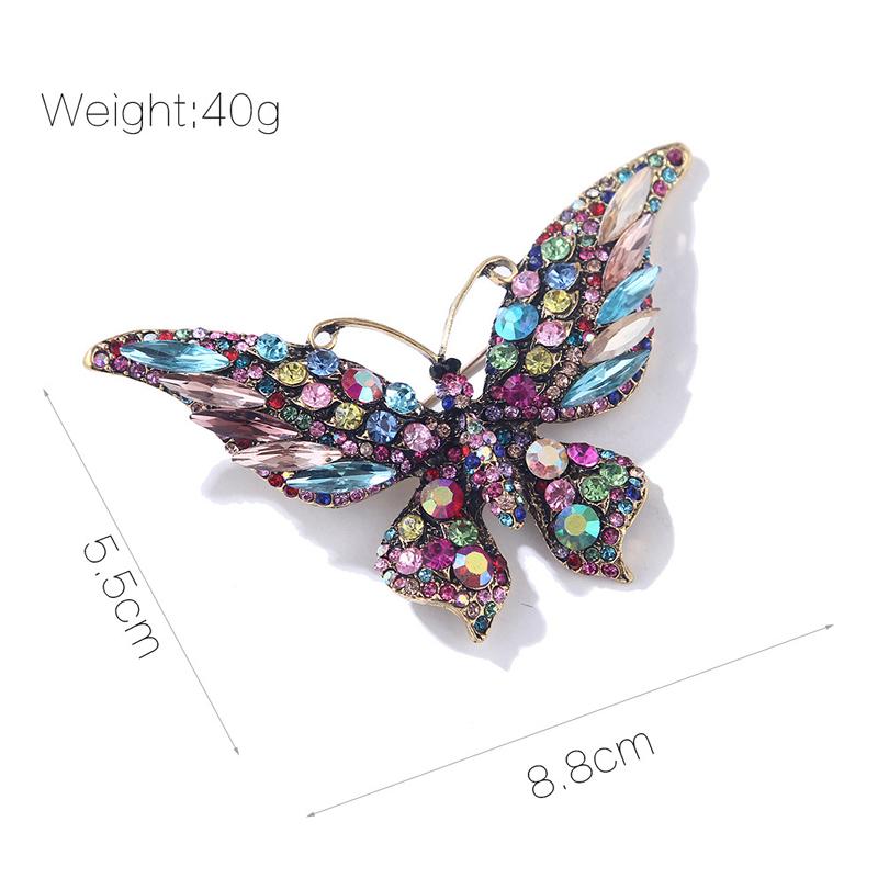 Minimalist Fashion Butterfly Flowers Brooch New Elegant Animal Insect Lady Brooch Coat Accessories Gifts PD456