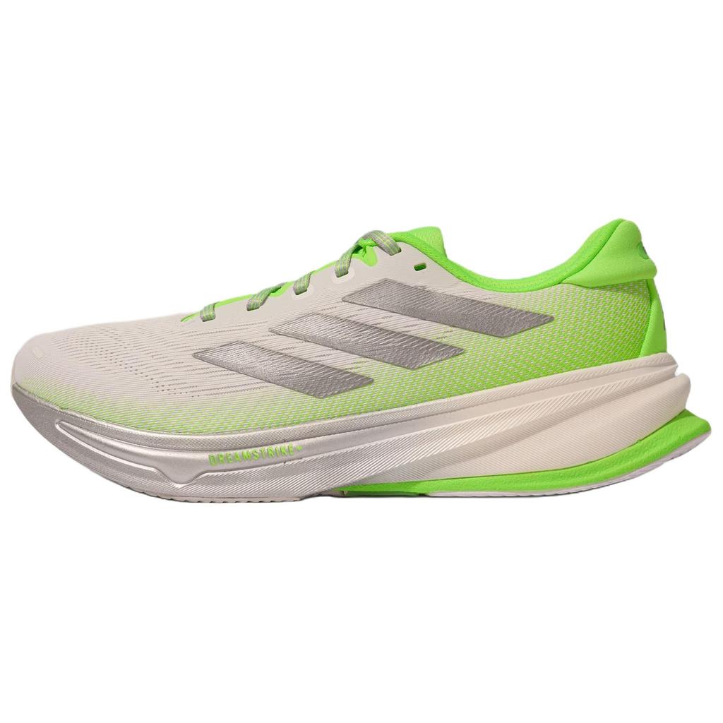 New Adidas Supernova Rise 2 Abrasion Resistant Low Top Running Shoes Men's Beige Green HQ7414