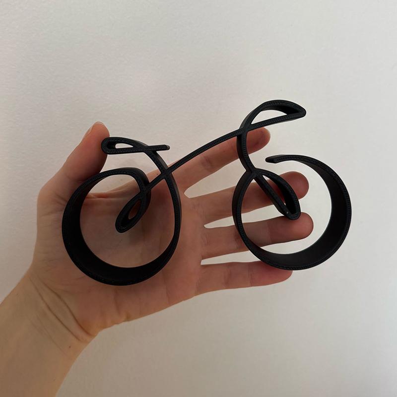 Mini Bicycle Desktop Decoration 3D Minimalist Bike Model Ornament Cycling Sculpture Bookshelf Decor Home Office Decor Gift