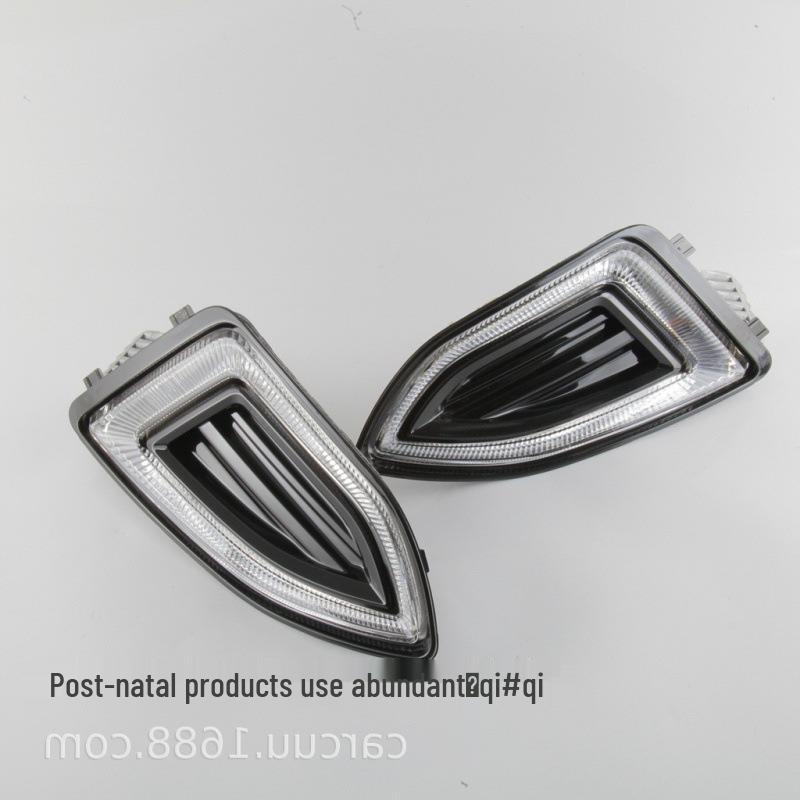 Dual-Color Square Daytime Running Lights for 2015-2018 Ford Edge