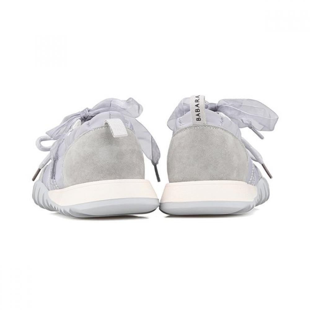 Barbara Leather Spirit Shoelace 2.5cm Women S SneakerS Bbj171gy