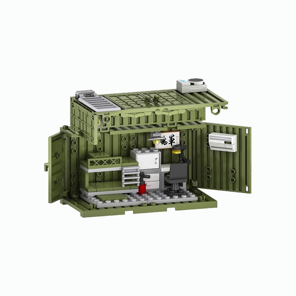 WW2 Vojenský Vojenský Bojiště Bunkr Model Stavební BlokyStrážní Věž Velitelské Stanoviště Bunkr Model Dětské Hračky Dárek