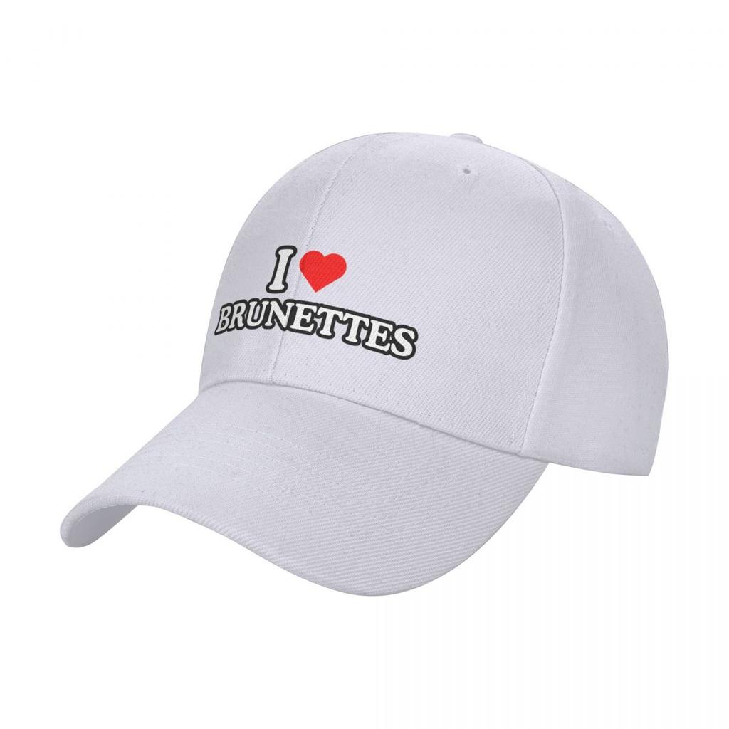 I Love Brunettes Baseball Cap Beach Hat Man Luxury custom caps Women's Beach Visor Men's