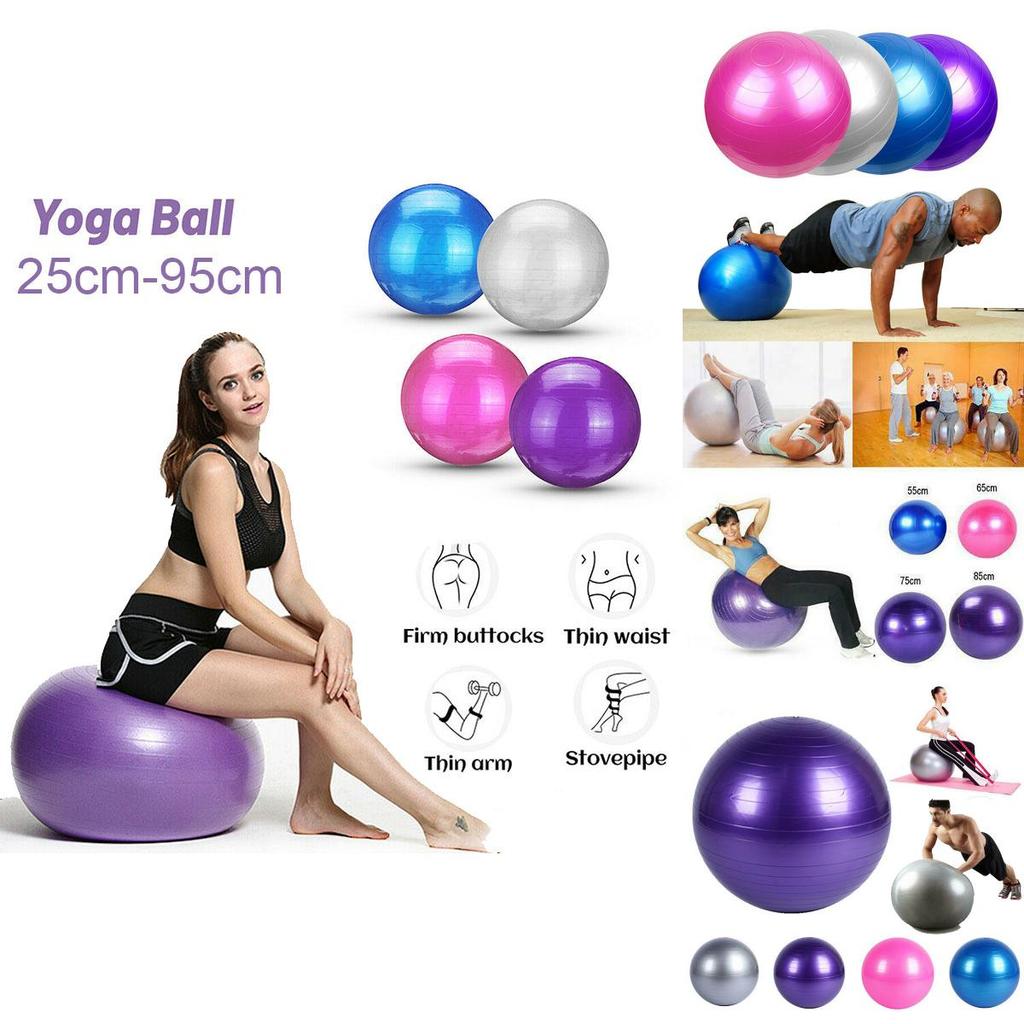 Exercise Anti Burst Workout Yoga Ball Fitness Pilates Sculpting Balance Sports