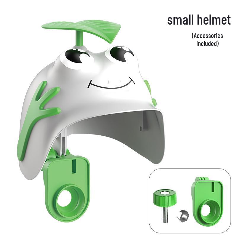 Compact Helmet Phone Holder & Sun/Rain Shield for Scooter/Motorcycle/Bicycle Riders.