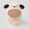Plush Windproof Hat Thicken Kids One-Piece Hat Cute Cartoon Integrated Scarf Hat
