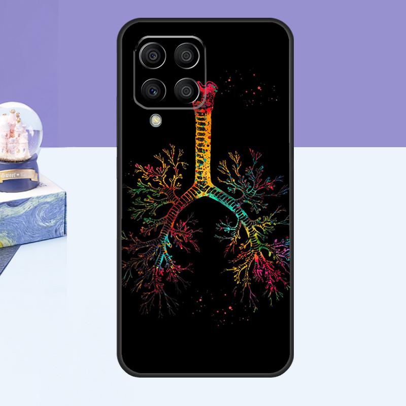 Human Heart Brain Lungs Case For Samsung Galaxy M52 M32 M12 M21 M15 M55 M56 M36 M16 M06 M13 M33 M53 M14 M34 M54 M31