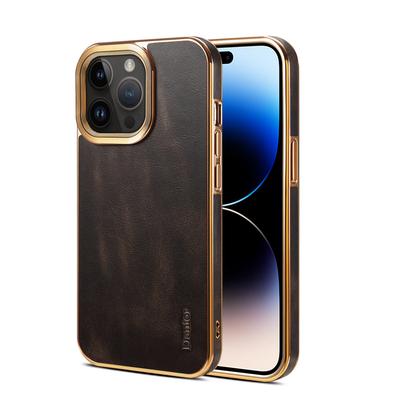 Apple 15promax Retro Pouzdro na telefon, Vhodné pro IPhone14 Kůže Olejový vosk 13 Stojánek Pouzdro na karty Business Kožené pouzdro