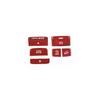 Red For Honda CRV CR-V -2024 Aluminum Console Gear Shift Button Cover Trim