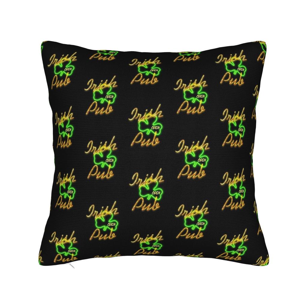 Saint St Patricks Day Pillow Cover Design Cushion Cover Cute Funny Pillow Case For Sofa Bedroom Home Decor