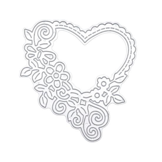 Cutting Dies Stencil DIY Scrapbook Paper Card Craft Love Heart Flower Cutter
