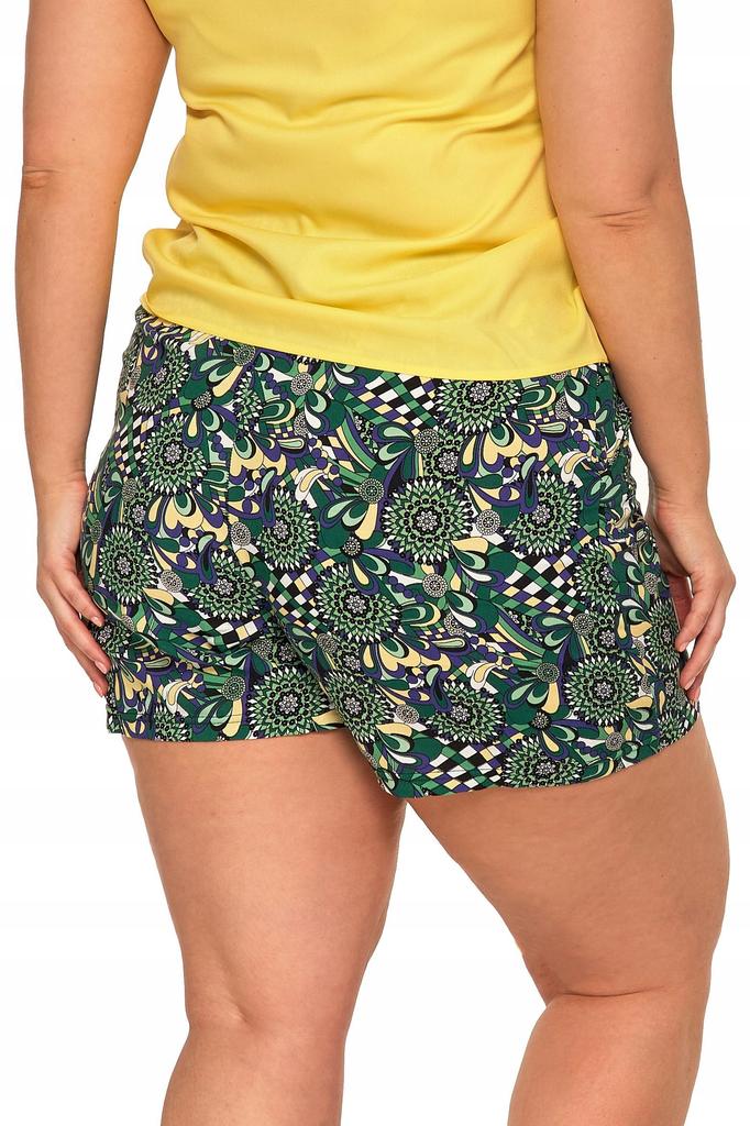 SHORTS Women's Comfortable SHORTS Short Viscose Patterned Summer MORAJ S patt2