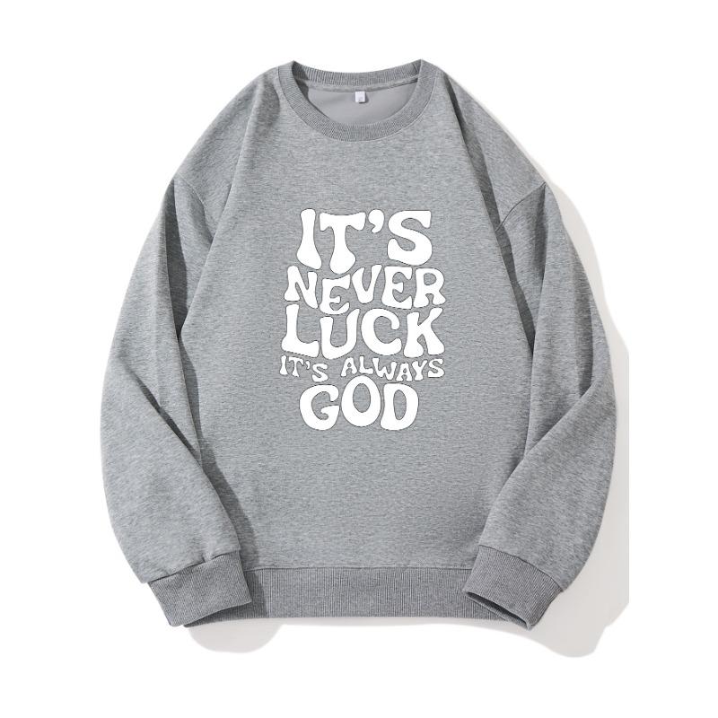 

GOD Модный принтованный топ, повседневная спортивная одежда на осень и зиму, хлопковая толстовка XXL слоновая кость