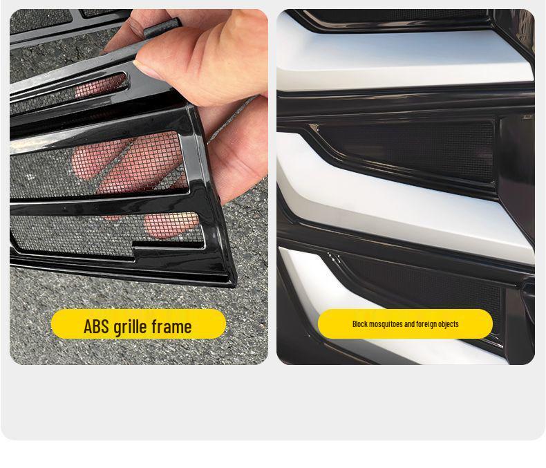 Beijing BJ40 Snap-on Mosquito Net: No-Disassembly Front Bumper Insect Barrier, Exterior Mod Accessory