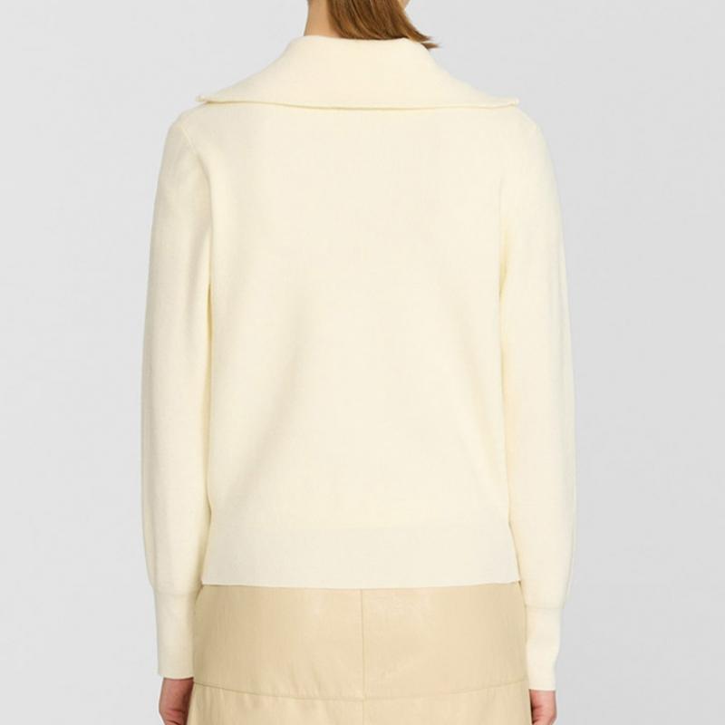 Ea S miSS Cardigan cu fermoar și guler reiat SSkcdp12080 Iv