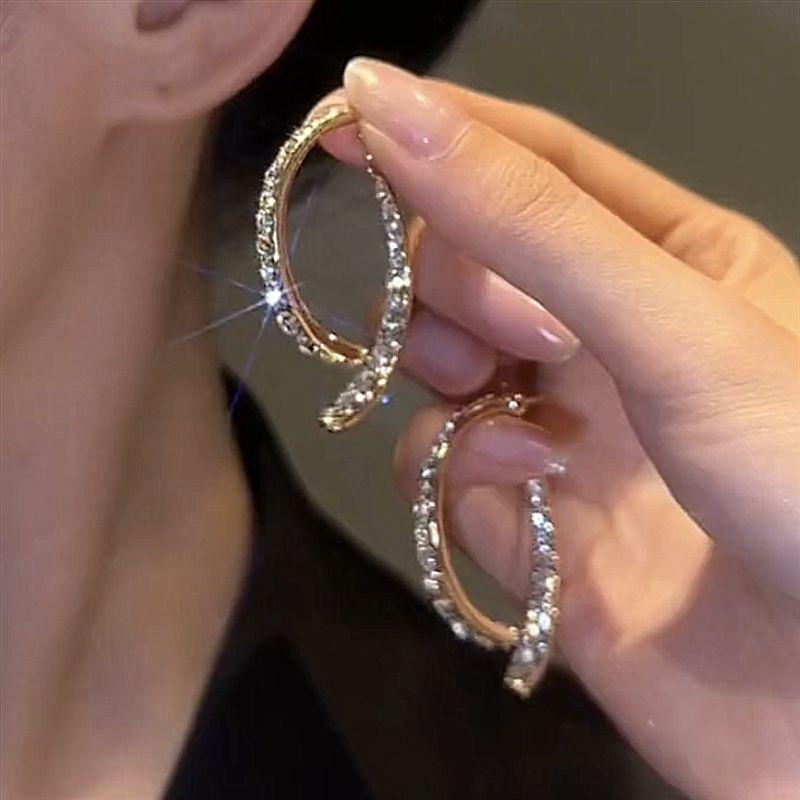 

INS South Korea Internet Celebrity Female Special-Interest Design 925 Silver Needle Cross Silver Needle