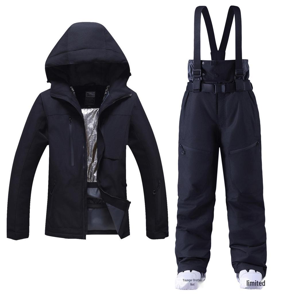 Unisex Waterproof & Windproof Ski Suit Set for Winter Sports