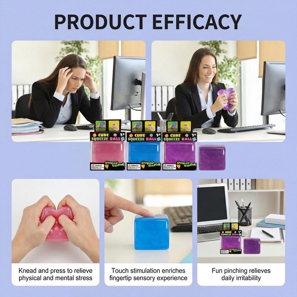 Toys Stress , Stress Balls For Kids Adults Stress Relief, Sugar Balls, Sensory Toys For Kids With Fidgets For Classroom Prize Toys