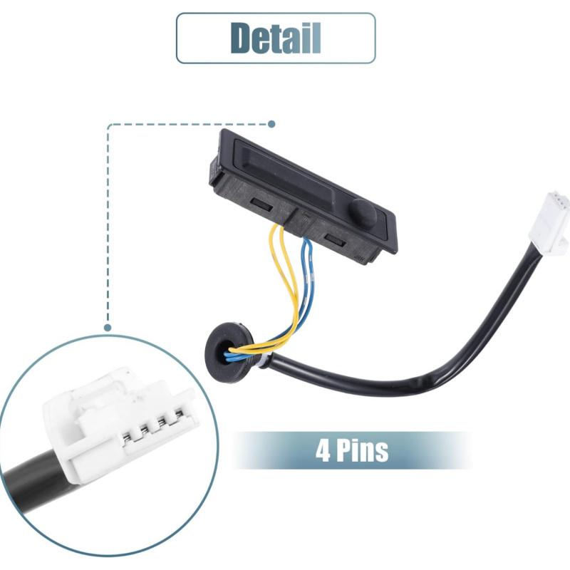 Tailgate Trunk Lid Release Switch for Nissan Murano 2009-2014, Quest 2011-2017, 3.5L Models Replace 25380-1AA0A