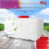 Food Grade Large Plastic Water Storage Bucket with Rectangular Lid for Household Use
