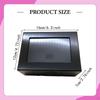 Box with Presentation Stand, Holder, Jewelry Organizer, Wooden Surface Smooth PU Coating,