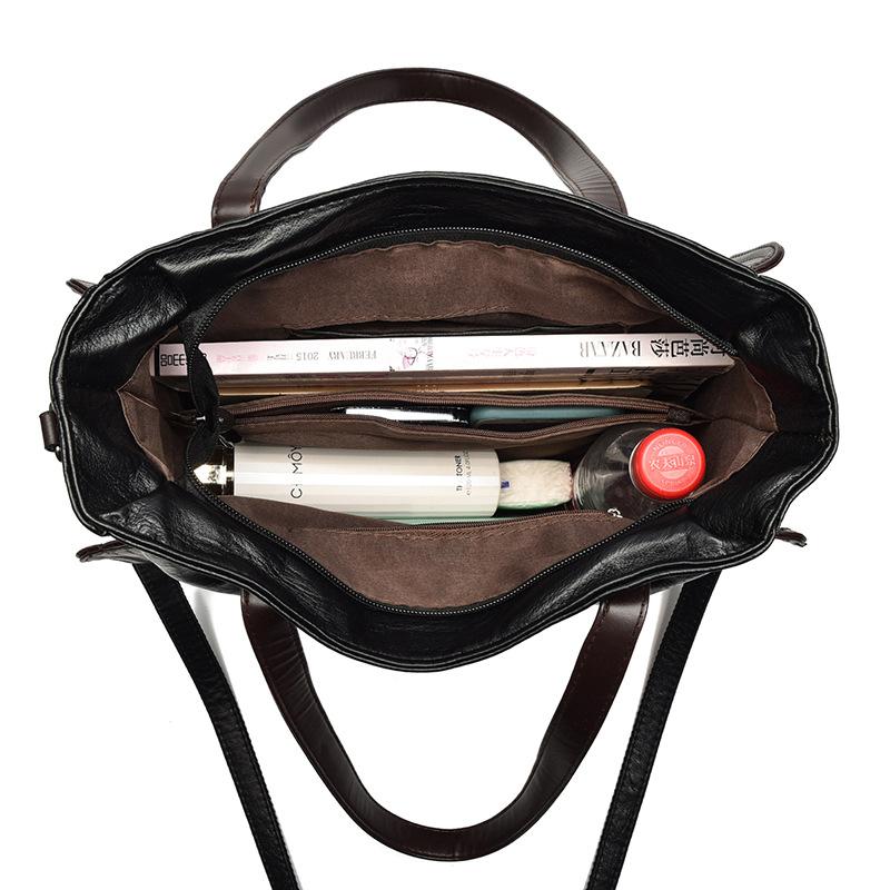 Damen Tragetaschen Mode Neue Damen Große Kapazität Schultertasche Trend Leichter Luxus Textur PU-Leder Umhängetasche Damen