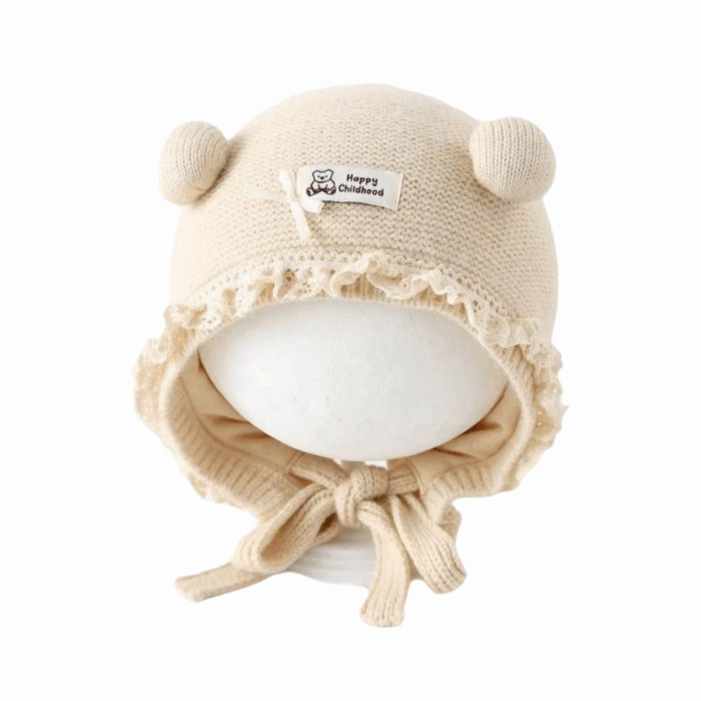 Breathable Winter Baby Crochet Hat Cold-Resistant Winter Baby Lacing Cap Outdoor Activities