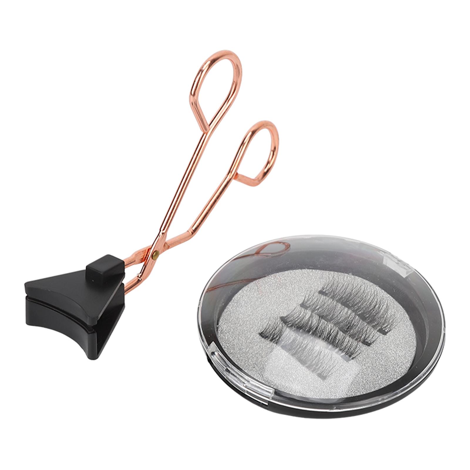 

4 шт. Магнитный аппликатор для ресниц, без клея, легкий, потостойкий, пушистый зажим для магнитных ресниц