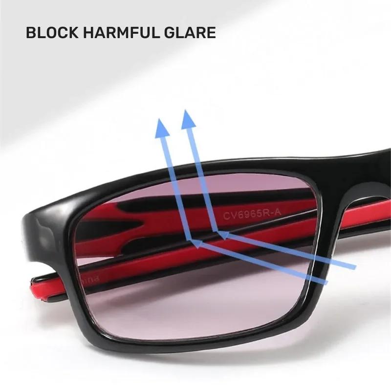 Personalized Sports Progressive Sunglasses Outdoor Shading Portable Reading Glasses High-definition Elderly Presbyopia Glasses