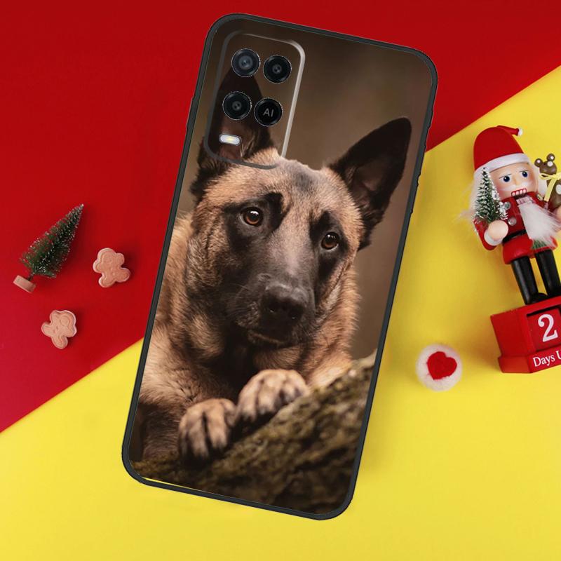 German Shepherd Dog Case For Oppo A94 A74 A54 A60 A40 A80 A16 A76 A96 A98 A58 A78 A18 A38 A57 A17 A15 A5 A6 Pro