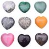 Cross Natural Stone Crystal Heart 15-70mm Healing White Crystal Ornament