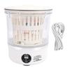 Underwear Washing Machine 3L Rechargeable Cordless Underwear Washer with Spin Basket Drain Outlet for RV Camping