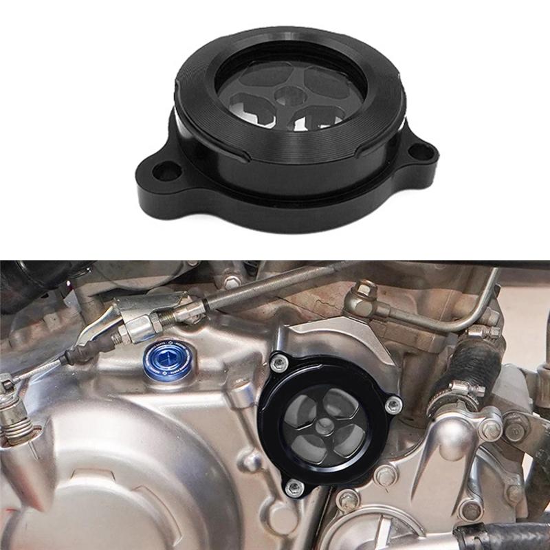 WF-Engine Oil Filter Clear Cover For Yamaha Raptor 700 2006- RAPTOR 700R 2009- Motorcycle Accessories Component